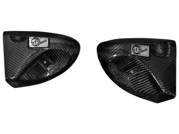 aFe - aFe 54-12489-C aFe Magnum FORCE Intake System Carbon Fiber Scoops BMW M5 (F10) 12-14 V8-4.4L (tt)