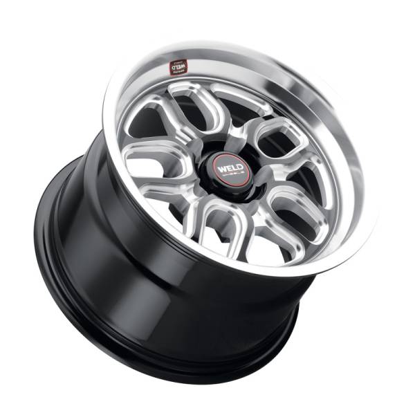 Weld - Weld S152B0063P50 Weld S152 15X10 Laguna Drag 5X120.7 ET50 BS7.5 Gloss Black MIL Dia 78.1