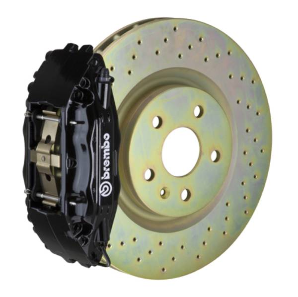 Brembo - Brembo 1S4.6003A1 Brembo 12-16 Front-S Front GT BBK 4 Piston Cast 326 x30 1pc Rotor Drilled-Black