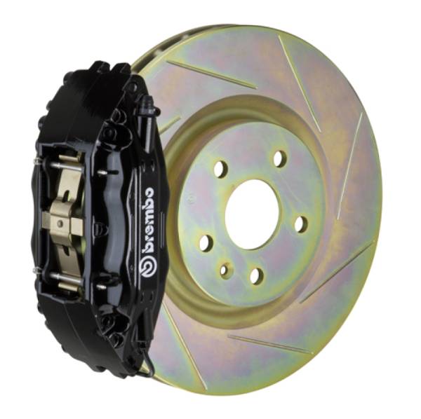 Brembo - Brembo 1S5.6001A1 Brembo 02-07 Impreza/WRX/08-14 WRX Front GT BBK 4 Piston Cast 326 x30 1pc Rotor Slotted Type1-Black