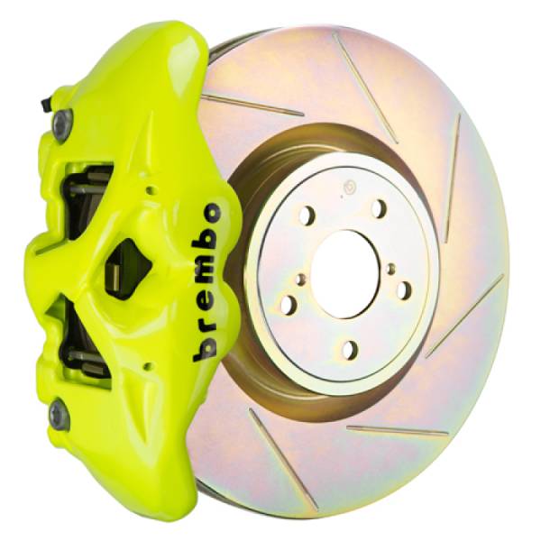 Brembo - Brembo 1S5.6002A7 Brembo 15-21 WRX (VA) Front GT BBK 4 Piston Cast 326 x30 1pc Rotor Slotted Type-1- Fluo. Yellow