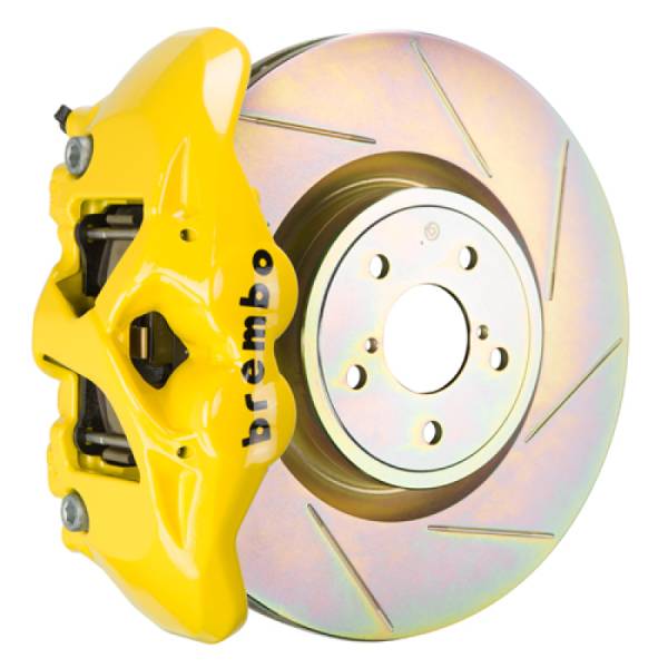 Brembo - Brembo 1S5.6003A5 Brembo 12-16 FR-S Front GT BBK 4 Piston Cast 326 x30 1pc Rotor Slotted Type1-Yellow