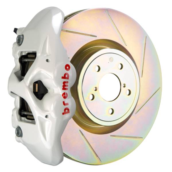 Brembo - Brembo 1S5.6003A6 Brembo 12-16 FR-S Front GT BBK 4 Piston Cast 326 x30 1pc Rotor Slotted Type1-White
