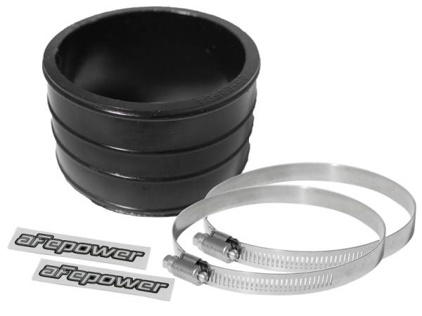 aFe - aFe 59-00014 aFe Magnum FORCE Cold Air Intake System Spare Parts Kit (3in ID x 2in L) Straight Coupler - Black