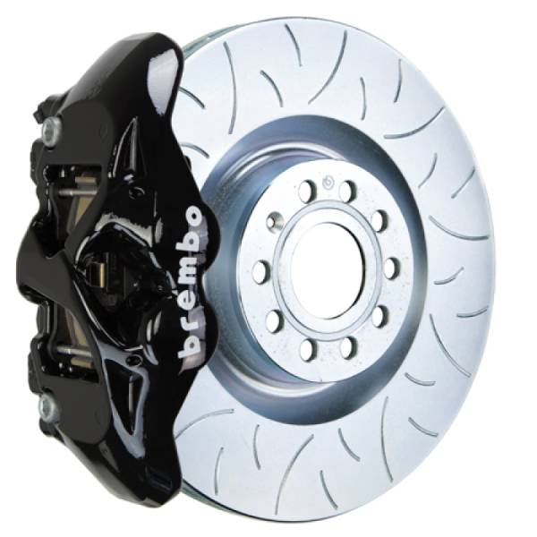 Brembo - Brembo 1S5.8002A1 Brembo 05-10 Jetta GLI Front GT BBK 4 Piston Cast 345x30 1pc Rotor Slotted Type3-Black