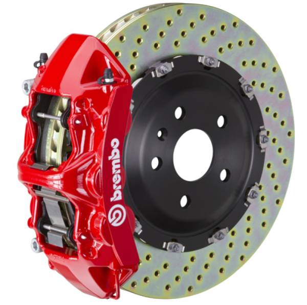Brembo - Brembo 1T1.8501A2 Brembo 19-22 A-Class (Excl AMG) Fr GT BBK 6Pis Cast 365x34 2pc Rotor Drilled-Red