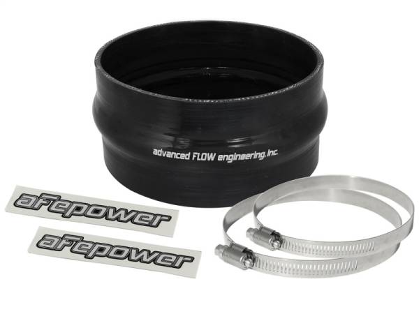aFe - aFe 59-00052 aFe Magnum FORCE CAI Univ. Silicone Coupling Kit (6in. ID / 3in. L) Straight Coupler w/Hump - Black