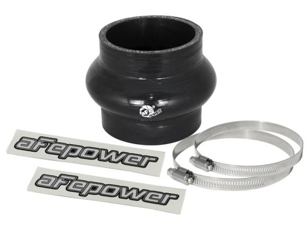 aFe - aFe 59-00054 aFe Magnum FORCE CAI Univ. Silicone Coupling Kit (2.75in. ID / 3in. L) Straight Coupler w/Hump - Blk