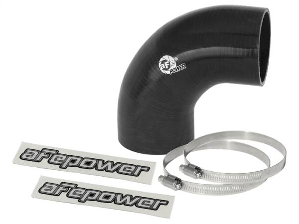 aFe - aFe 59-00059 aFe Magnum FORCE CAI Univ. Silicone Coupling Kit (2.75in. ID / 3in. L) 90 Deg. Elbow Coupler - Black