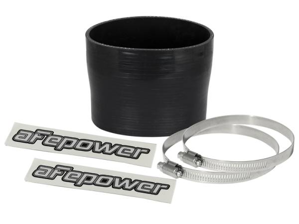 aFe - aFe 59-00086 aFe Magnum FORCE (3-3/4in ID to 3-1/2in ID x 3in L) Straight Reducing Coupler - Black