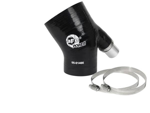 aFe - aFe 59-00107 aFe MagnumFORCE Coupling Kit 3in ID x 2/14in x 35deg Elbow Reducing Coupler w. Vent - Black