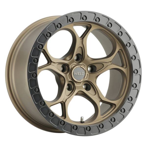 Weld - Weld W10679075500 Weld Off-Road W106 17X9.0 Ledge 5X127 ET00 BS5.00 Satin Bronze Satin Black 71.5