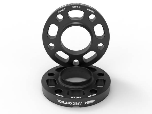 aFe - aFe 610-502004-B aFe CONTROL Billet Aluminum Wheel Spacers 5x120 CB72.6 20mm - BMW