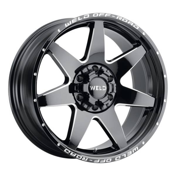 Weld - Weld W10900070475 Weld Off-Road W109 20X10 Retaliate 5X139.7 5X150 ET-18 BS4.75 Gloss Black MIL 110.2