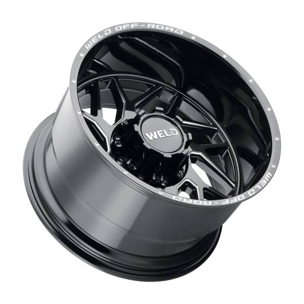 Weld - Weld W11709082500 Weld Off-Road W117 20X9 Fulcrum 8X165.1 ET00 BS5.00 Gloss Black MIL 125.1
