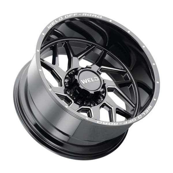 Weld - Weld W11720098475 Weld Off-Road W117 22X10 Fulcrum 6X135 6X139.7 ET-18 BS4.75 Gloss Black MIL 106.1