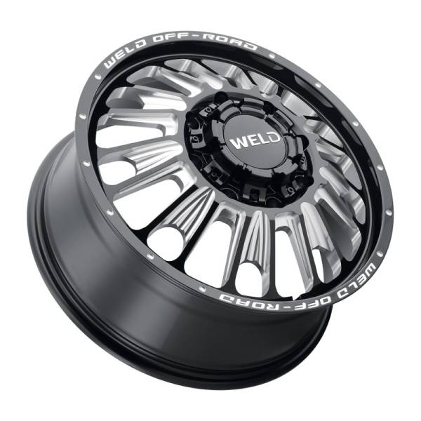 Weld - Weld W12108292890 Weld Off-Road W121 20X8.25 Scorch Front 8X200 ET108 BS8.90 Gloss Black MIL 142.2