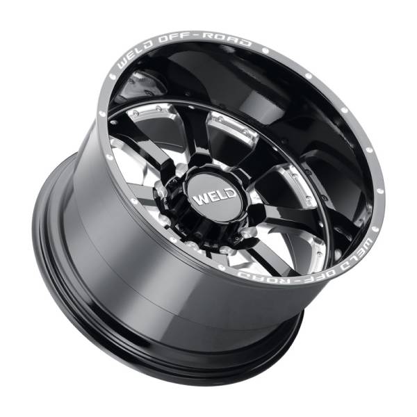 Weld - Weld W12500089475 Weld Off-Road W125 20X10 Granada Six 6X135 ET-18 BS4.75 Gloss Black MIL 87.1