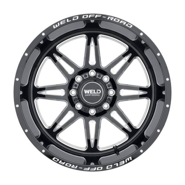 Weld - Weld W13200017475 Weld Cheyenne W132 Series 20x10 / 8x170 BP / -18 Offset / 4.75 BS / 125.1 Bore - Gloss Black MIL