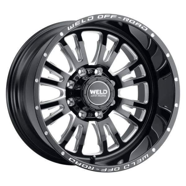 Weld - Weld W15809017500 Weld Slingblade 20x9 / 8x170 BP / 0 Offset / 5 BS / 125.1 Bore Gloss Black Milled Wheel