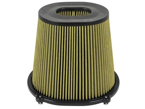 aFe - aFe 72-91132 aFe Quantum Pro-Guard 7 Air Filter Inverted Top - 5in Flange x 8in Height - Oiled PG7