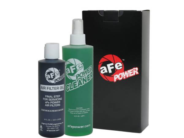 aFe - aFe 90-51401B aFe Air Filter Restore Kit (8oz Squeeze Oil & 12oz Spray Cleaner) - Black