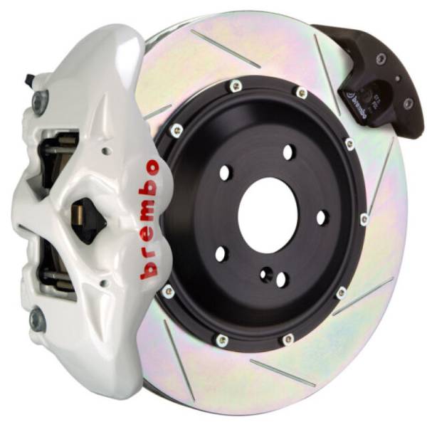 Brembo - Brembo 1T3.9015A6 Brembo 06-09 997.1 GT3 Front GT BBK 6 Piston Cast 380x34 2pc Rotor Slotted Type3-White