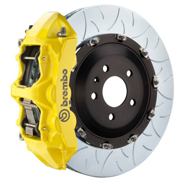 Brembo - Brembo 1T3.9031A5 Brembo 21+ Sienna (XL40) Front GT BBK 6 Piston Cast 380x34 2pc Rotor Slotted Type-3- Yellow
