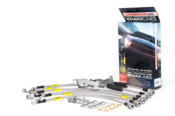 Goodridge - Goodridge 14123 Goodridge 08-13 Chevrolet Silverado (w/ Rear Disc Brakes) SS Brake Lines