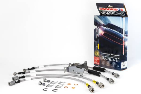 Goodridge - Goodridge 14124 Goodridge 08-13 Chevrolet Silverado (w/ Rear Drum/Active Brake Control) SS Brake Lines