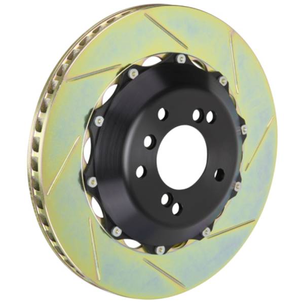 Brembo - Brembo 202.6001A Brembo 03-12 DB9/06-11 V8 Vantage Rear 2-Piece Discs 328x28 2pc Rotor Slotted Type-1
