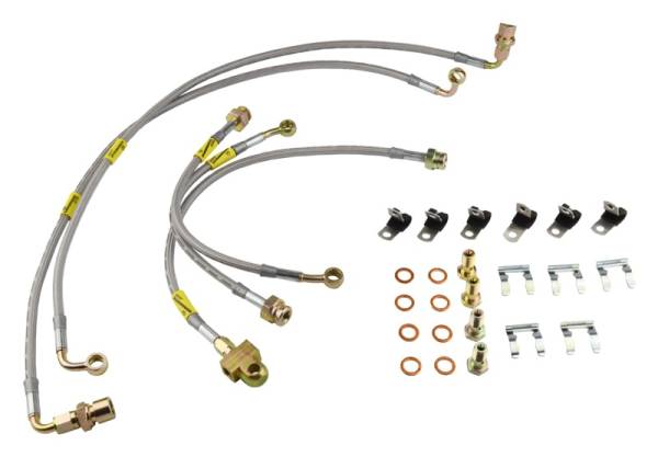 Goodridge - Goodridge 14175 Goodridge 00-06 Chevrolet Tahoe (w/Rear Disc w/o Stabila Trak) Stainless Steel Brake Line Kit
