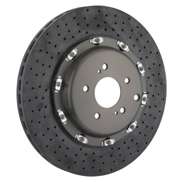 Brembo - Brembo 209.9004A Brembo 09-11 GTR Rear 2-Piece CCM-R Discs 380x29 CCM-R Drilled