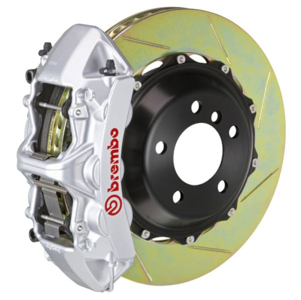 Brembo - Brembo 2B2.9001A3 Brembo 03-07 H2 Rear GT BBK 4 Piston Cast 2pc 380x32 2pc Rotor Slotted Type-1-Silver