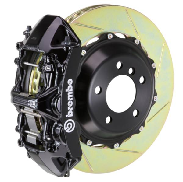 Brembo - Brembo 2B2.9002A1 Brembo 08-09 H2 Rear GT BBK 4 Piston Cast 2pc 380x32 2pc Rotor Slotted Type-1-Black