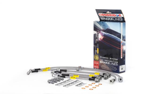 Goodridge - Goodridge 22047 Goodridge 13-15 Nissan Sentra w/ Rear Disc Brakes SS Brake Line Kit