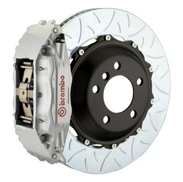 Brembo - Brembo 2H3.9003A3 Brembo 14-18 1500 Sierra Exc Alum Fr Knuckl Rr GT BBK 4Pis Cast 2pc 380x32 2pc Rtr Slot Type3-Silv