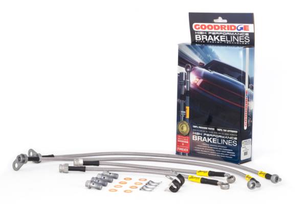 Goodridge - Goodridge 25002 Goodridge 06-19 Mazda MX-5 Miata NC/ND Stainless Steel Brake Line Kit