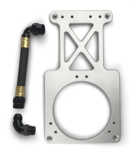 Fuelab - Fuelab 23901 Fuelab Fuel Surge Tank Upgrade Kit (Bracket/Hardware/Hose Assembly/90 Degree Fitting) - 235mm System