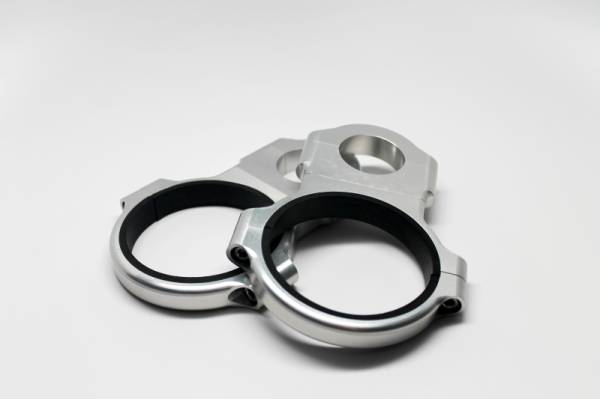 Fuelab - Fuelab 45106 Fuelab Cage Mount Fuel Pump & Filter Combo Billet Bracket Set - (1) Pump Bracket (1) Filter Bracket