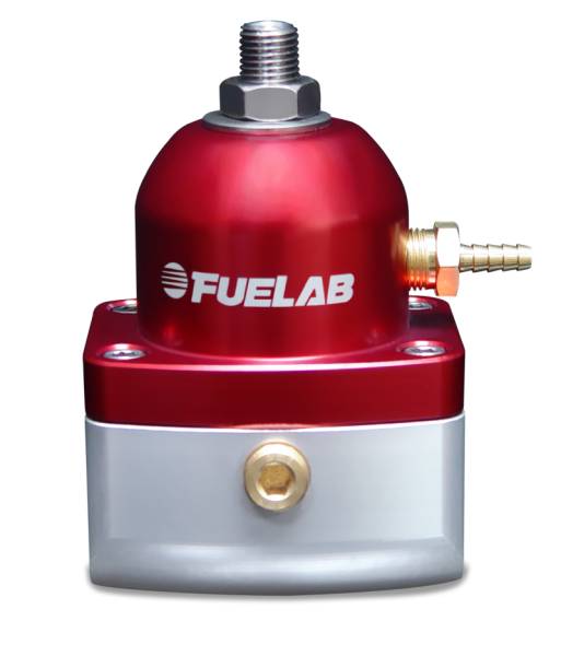 Fuelab - Fuelab 51505-2-S-G Fuelab 515 EFI Adjustable FPR 90-125 PSI (2) -10AN In (1) -6AN Return - Red