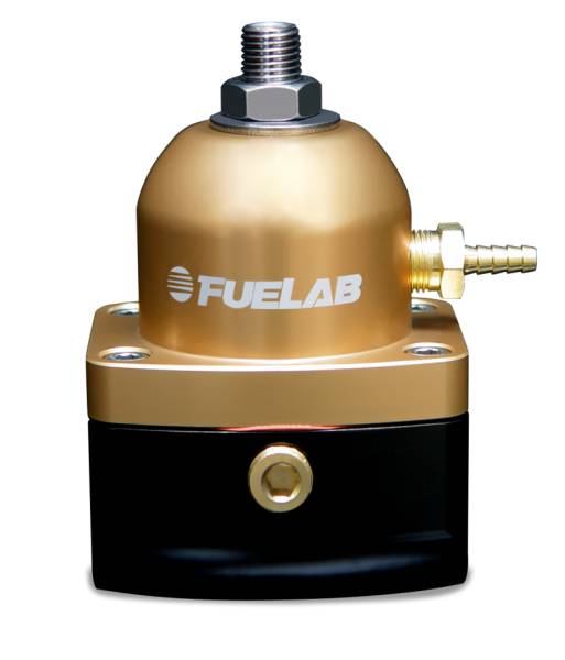 Fuelab - Fuelab 51505-5-S-T Fuelab 515 TBI Adjustable FPR 10-25 PSI (2) -10AN In (1) -6AN Return - Gold