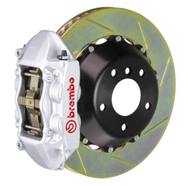 Brembo - Brembo 2P2.9053A3 Brembo 17+ LC500/18+ LS500 Rear GT BBK 4 Piston Cast 380x28 2pc Rotor Slotted Type-1-Silver