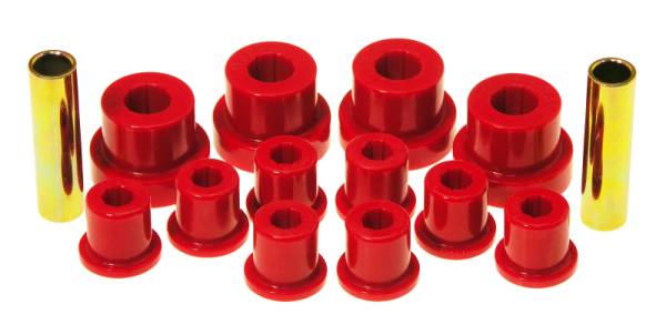 Prothane - Prothane 1-1002 Prothane 76-86 Jeep CJ5/CJ7 Front Spring & Shackle Bushings - Red