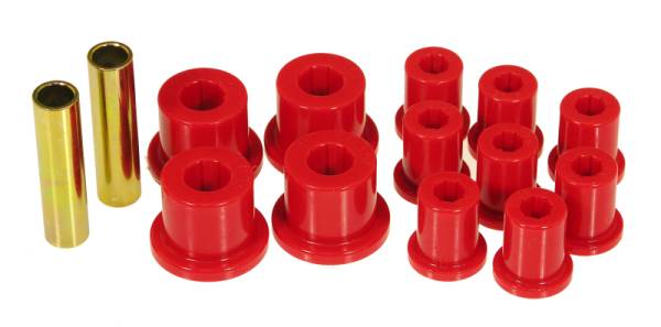 Prothane - Prothane 1-1003 Prothane 76-86 Jeep CJ5/CJ7 Rear Spring & Shackle Bushings - Red