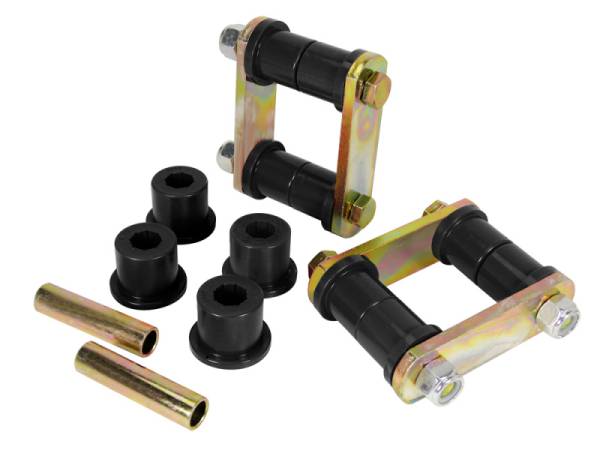 Prothane - Prothane 1-1013-BL Prothane 70-74 AMC AMX/Javelin HD Spring & Shackles Bushings - Black