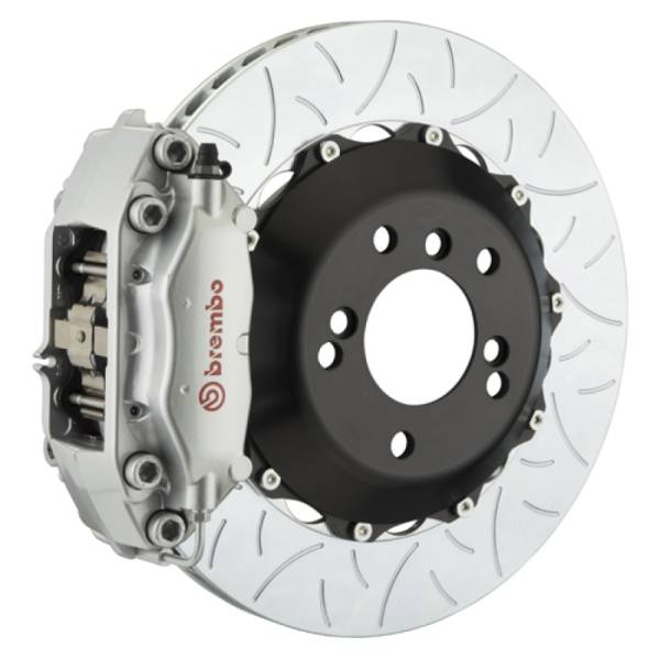 Brembo - Brembo 2P3.8029A3 Brembo 97-04 986 Boxster Rear GT BBK 4 Piston Cast 345x28 2pc Rotor Slotted Type-3-Silver
