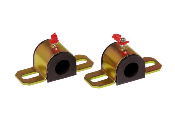 Prothane - Prothane 19-1154-BL Prothane Universal Greasable Sway Bar Bushings - 3/4in - Type A Bracket - Black