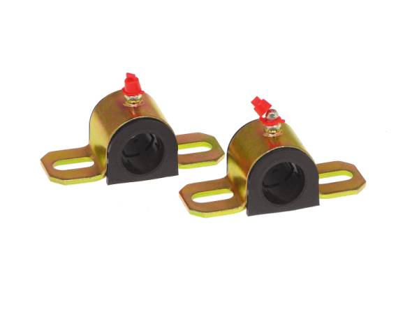 Prothane - Prothane 19-1166-BL Prothane Universal Greasable Sway Bar Bushings - 23MM - Type A Bracket - Black