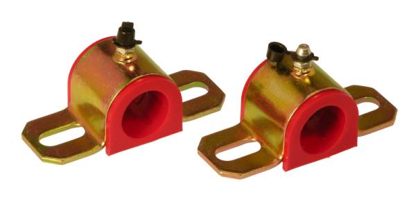 Prothane - Prothane 19-1167 Prothane Universal Greasable Sway Bar Bushings - 24MM - Type A Bracket - Red